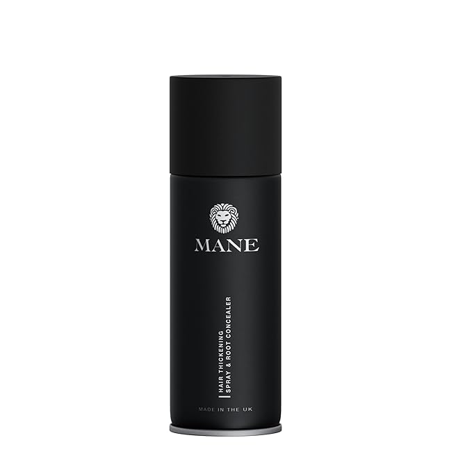 Hair Thickening Fiber Spray by Mane (100ml, Grey)
