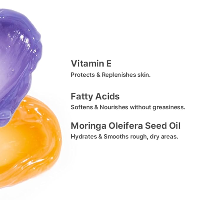 Total Care Balm Dual Pack - Berry Burst and Peachy Pleasure Nourishing Multi-Balm with Vitamin E for Moisturizing Lips, Nails, Elbows and Dry Skin (2 pc)