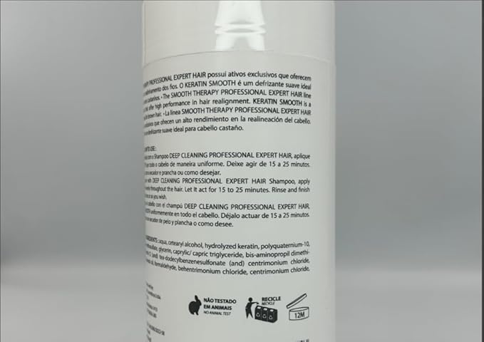 Expert Hair Botox Kit - Anti-Frizz, Thermo-Active, Natural Look, Queratina para El Cabello, 2x 1kg/35.3 oz, For All Hair Types and Textures, Cream, B-tox kit (Smooth + Bio)