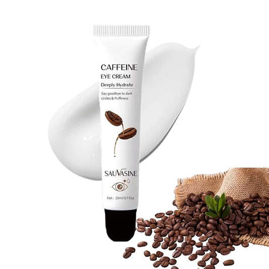 Caffeine Eye Cream for Dark Circles, Under Eye Treatment Eye Cream with Caffeine Anti Aging Wrinkles Lifting Firming Moisturizer Tightening Eye Cream 20ML