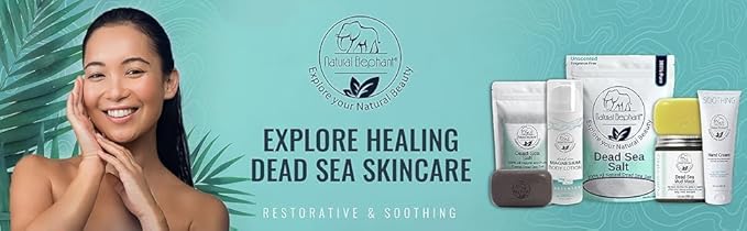 Natural Elephant Dead Sea Bath Salt | 2 Pound Bag | 100% Natural and Pure| Fine Grain | Perfect for Bathing and Soothing Soaks