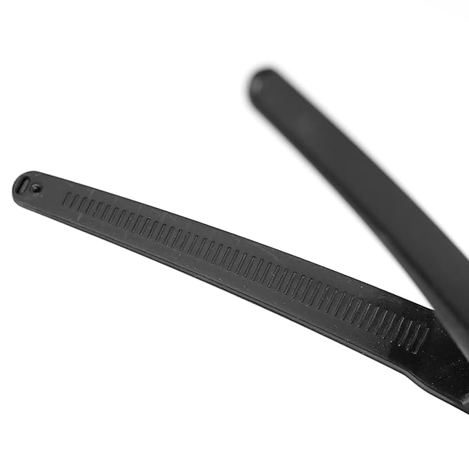 WANBY Hair Clips 12Pcs Black Durability Big Bite Alligator Clip Set Professional Plastic Hair Clips for Easy Styling and Sectioning (Duckbill)