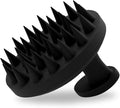SXNSE - Revive Silicone Scalp Massager, Jet - Manual Hair & Scalp Scrubber for Dandruff, Buildup, Itch, & Hair Growth - Soft Exfoliating Silicone Bristles for Wet & Dry Hair, Flake-Free Finish