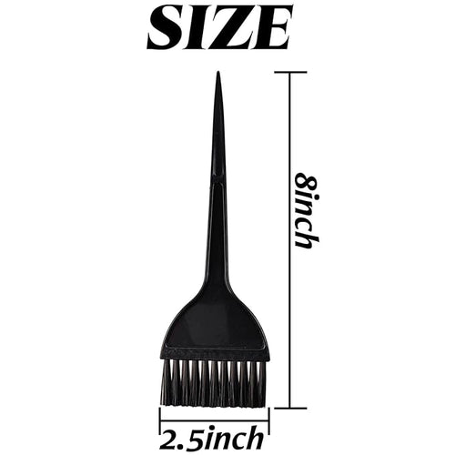 14PCS 2.5x8inch Hair Dye Brushes, Color Tint Applicator, Hair Coloring Dying Brush Kit for Solon Black