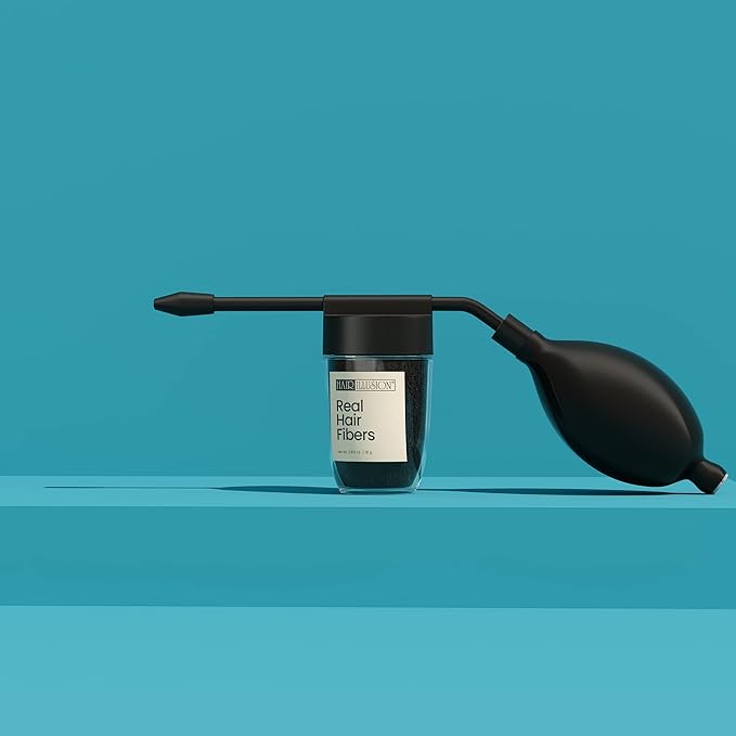 Hair Illusion Spray Applicator Removable Flat Tip designed to Spray Precise Hairline or Remove Tip For Round Sprayer And Wide Coverage (does not include hair fibers)