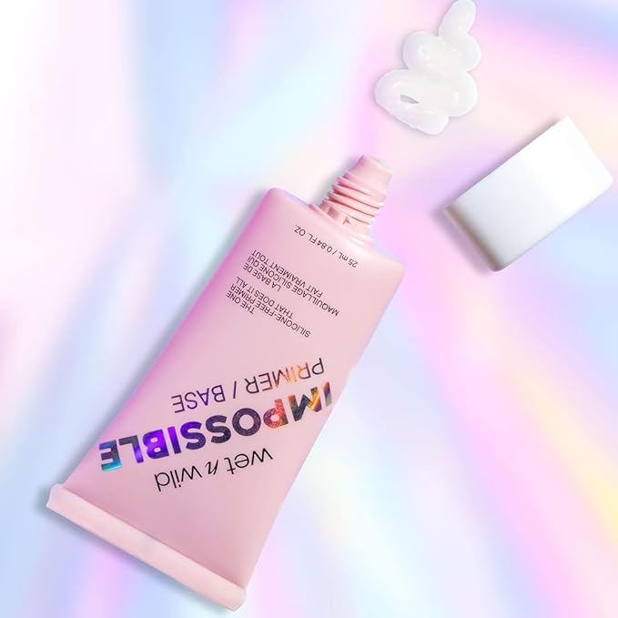 wet n wild Prime Focus Impossible Primer, Clear, Hydrating Matte Finish, 0.84 Fl Oz