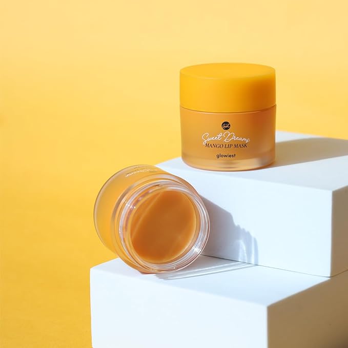 Sweet Dreams Lip Mask-Nourishing, Plumping and Hydrating Lip Balm | Ecofriendly Lip Sleeping Mask | Hyaluronic Acids + Vitamin C + Shea Butter + Antioxidants l Mango - 0.7 oz.