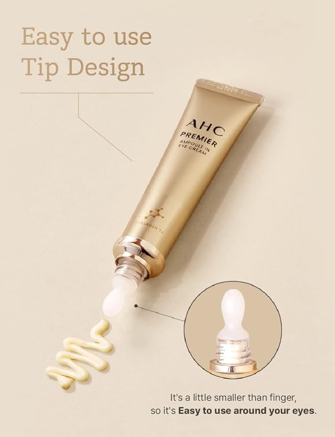 AHC: SEASON 11 PREMIER AMPOULE IN EYE CREAM 40ml(1.35 fl.oz) X 4Pack + SEASON 11 Eye Cream 12ml + Eyebrow Knife + Tweezers included***Be sure to check the additional components!!***