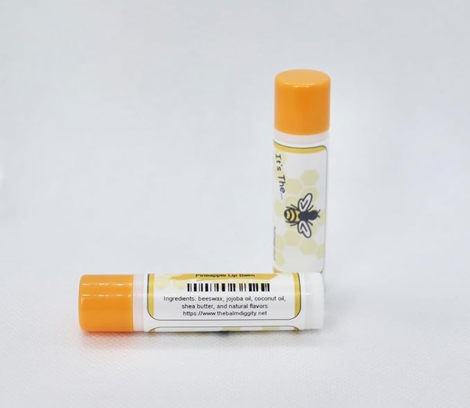 It's The Balm Diggity 2-pack Pineapple Beeswax, All-Natural, Moisturizing, and Nourishing Lip Balm Made With Just 5 Ingredients