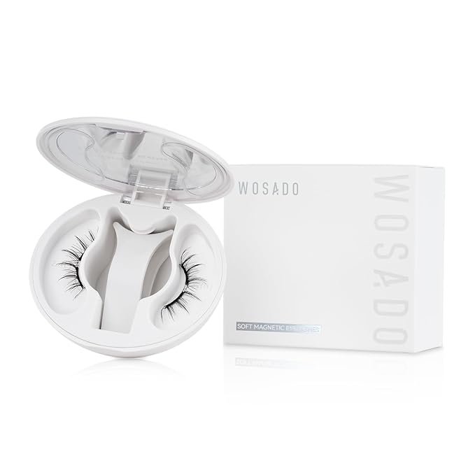 Soft Magnetic Eyelashes Kit with Applicator, No.14 Frost Black, Reusable Glue-free Wispy Magnetic Lashes, Cruelty-free False Lashes, Waterproof, Lightweight, Suit for Heavy Makeup