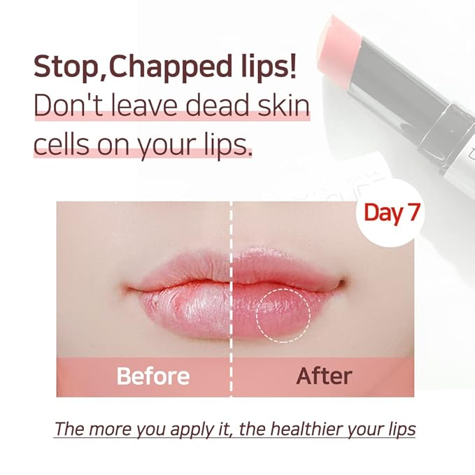 NATURAL SHINE NS BEAUTY Lux Triple Lip CURE Glossy Balm ATHENA (Red Orange) | Chapstick Hydration and Exfoliator | Overnight Lip Treatment Care Deep Nourishing for Dry Cracked Chapped Lips (0.17oz)