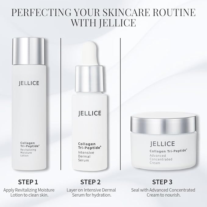 Intensive Dermal Collagen Tripeptides Serum for Face - Collagen Serum for Women with All Skin Types - Enhanced Hydration & Nourishment - Japanese Cosmetics - 1.01 fl oz