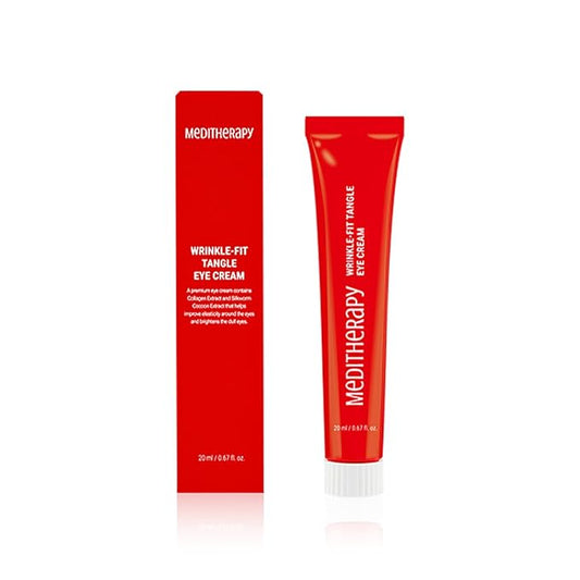 Wrinkle-fit Tangle Eye Cream(Refill), Protein Collagen Eye Cream for Pufiness, Under-eye Bags, Dark Circles, Under Eye Treatment, 0.67 fl oz