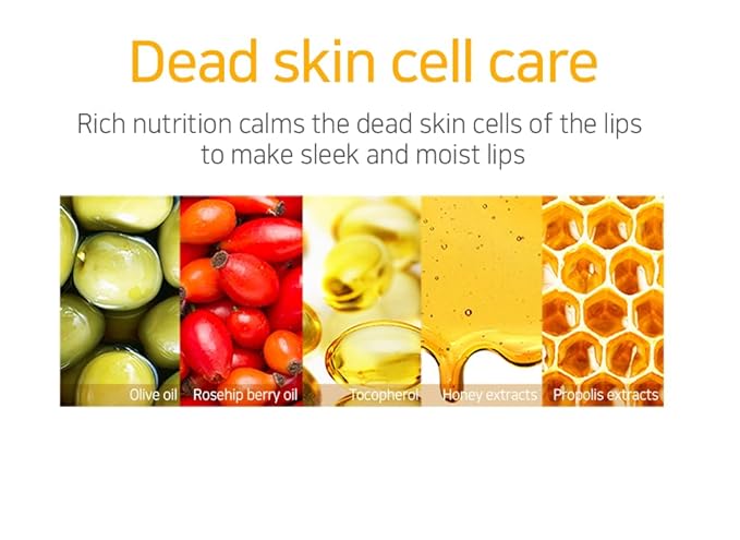 PETITFEE Lip Oil Super Seed | 0.10 Oz | Glass Lip, Healthy Lip Care, Moisturizing Lip Oil with Honey, Propolis, Herbal Oil, Glowy, Revitalizing, Calming Lip, Non-sticky, Non-artificial Colors