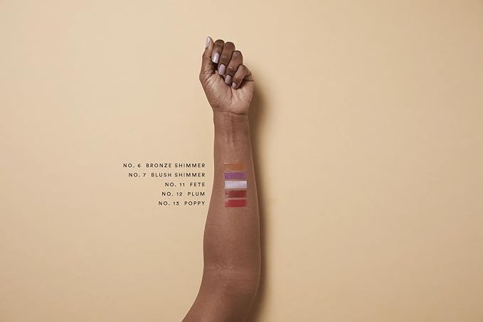 Olio E Osso - Natural Lip + Cheek Balm | Natural, Non-Toxic, Clean Beauty (No. 7 Blush Shimmer, 0.35 oz | 10 g)