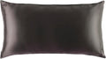 slip King Pure Silk Pillow Case - 100% Pure 22 Momme Mulberry Silk - King Size Standard Pillow Case -Anti-BedHead, Anti-Sleep Crease, Charcoal (20" x 36")