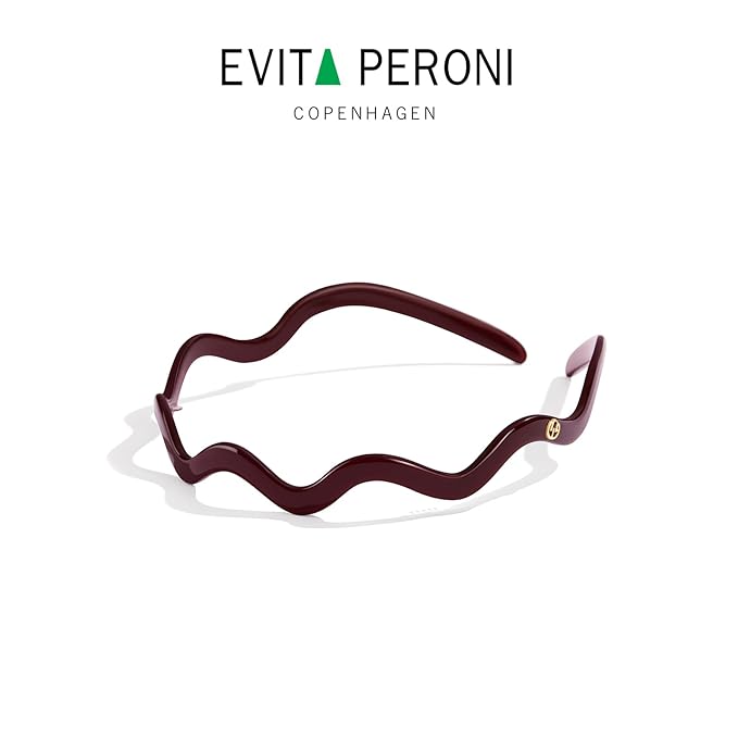 EVITA PERONI Wavy Glasses Headband Hair Band Designed for Eyewear, Comfortable Headbands for Women Fashion Thin Headbands Non Slip No Pressure, No Headache
