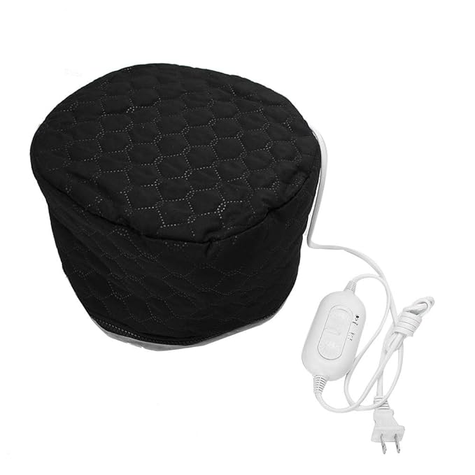 Hair Steamer Cap, Electric Heating Hat with Three Gear Adjustment Heated Hair for Hair Care Us Plug 110v
