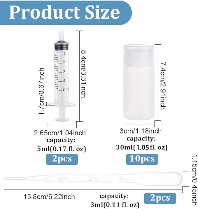 BENECREAT 10 Pack 1oz Travel Bottles Small Travel tubes Plastic Flip Cap Sample Bottle Refillable Travel Bottles for Makeup, Liquid, Cosmetic Toiletries Product