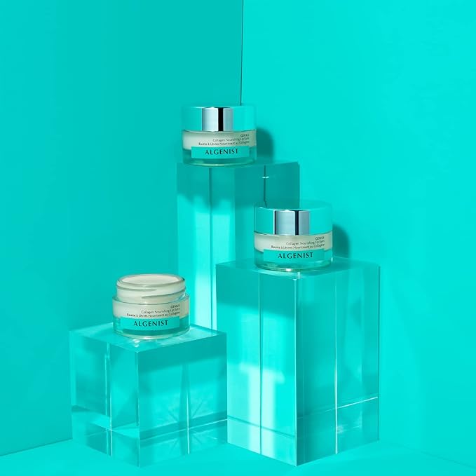 Algenist GENIUS Collagen Nourishing Lip Balm - Vegan Collagen Lip Balm to Help Soothe Dryness for Smooth, Soft, Supple Lips (15ml)