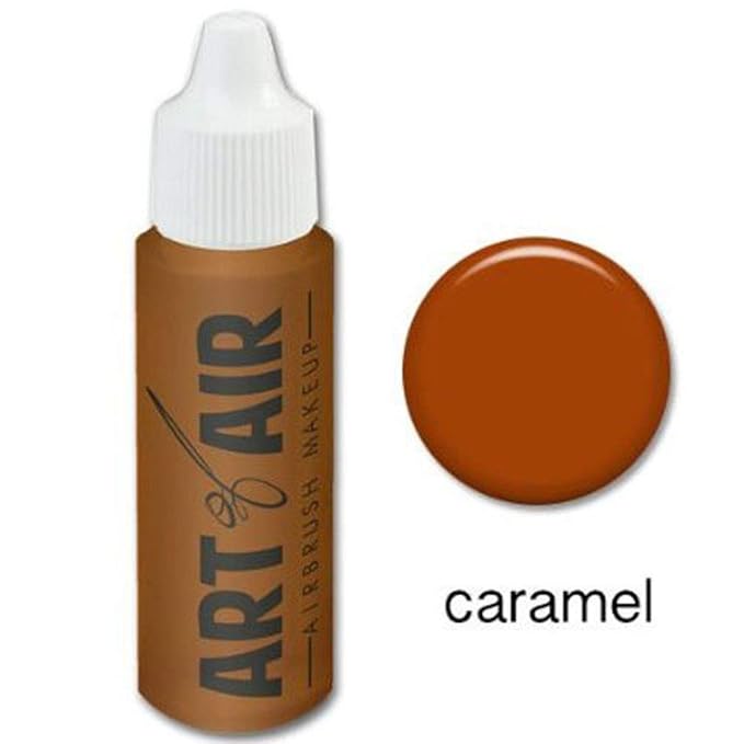Airbrush Makeup - Foundation 1/2oz Bottle Choose Color (Caramel)