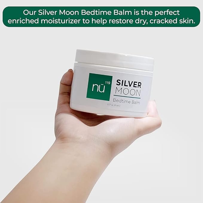 How to Heal Cracked Feet Overnight Silver Moon Bedtime Balm | Natural Cream Moisturizer Treatment for Dry Skin on Heels & Hands for Men & Women | Fix & Repair Foot Skin & Soften Calluses
