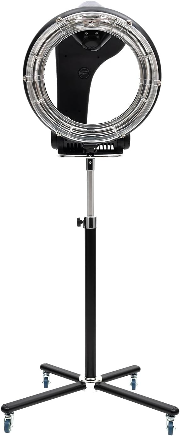 3 in 1 Orbiting Infrared Hair Dryer-Hair Steamer,110v 950W Hair Dryer with Wheels, Free-Stand Hair Dryer Color Processor Salon Drying Perming Machine