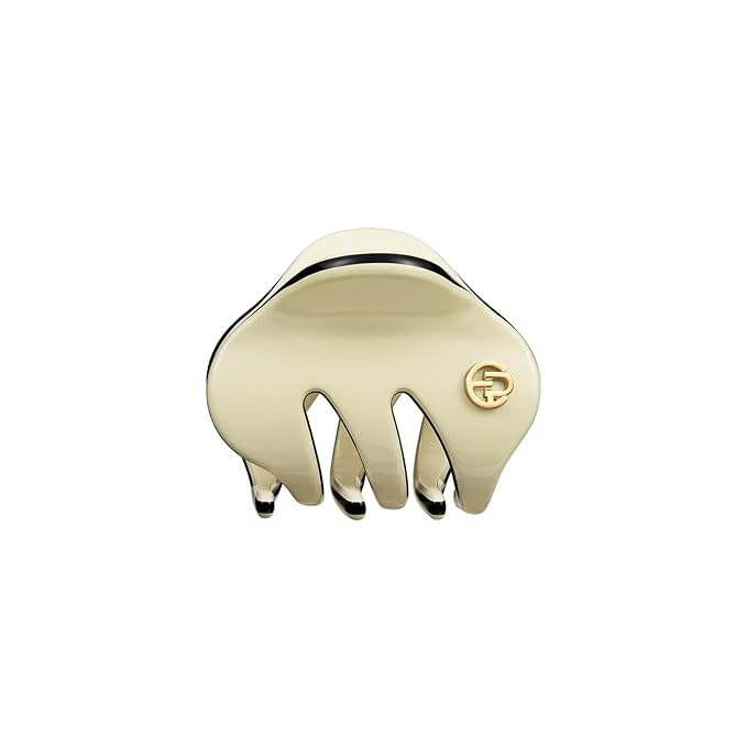 EVITA PERONI Small Hair Clips, Mini Hair Clip for Hair, Little Tiny Claw Clips for Women Girls Half Updo, Straw Yellow