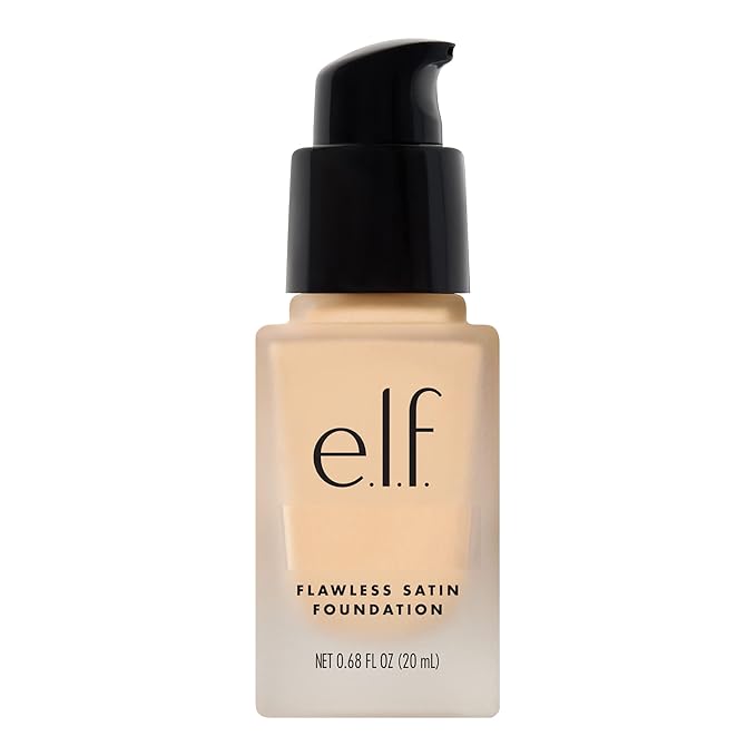 e.l.f. Flawless Finish Foundation, Lightweight & Medium Coverage, Semi-Matte Finish, Lily, 0.68 Fl Oz (20mL)