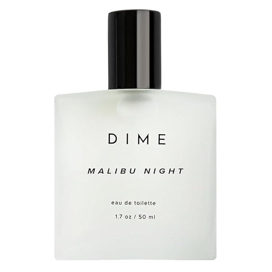 Dime Beauty Perfume Malibu Night, 1.7 oz / 50 ml - Light and Floral Musk Scent, Hypoallergenic, Clean Perfume, Eau de Toilette For Women
