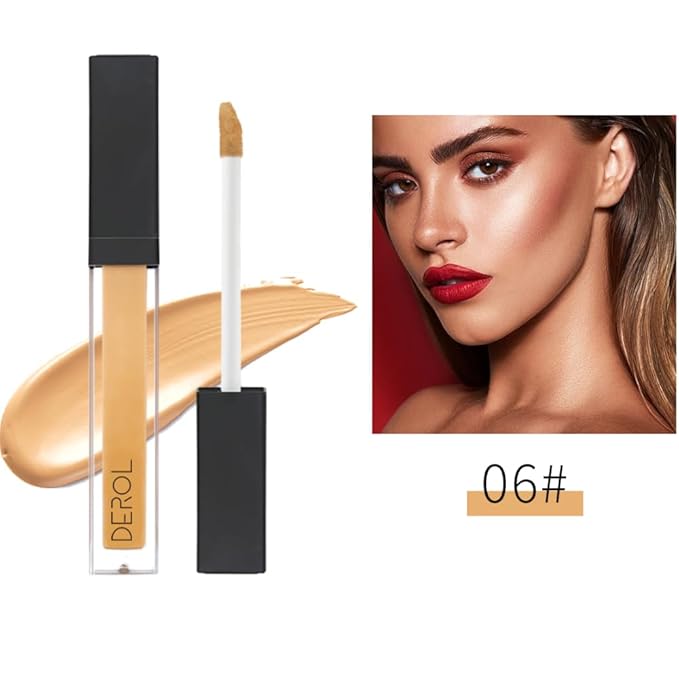 Liquid Concealer Makeup - Natural Coverage & Highly Pigmented Lightweight Concealers 6.5ml (06)