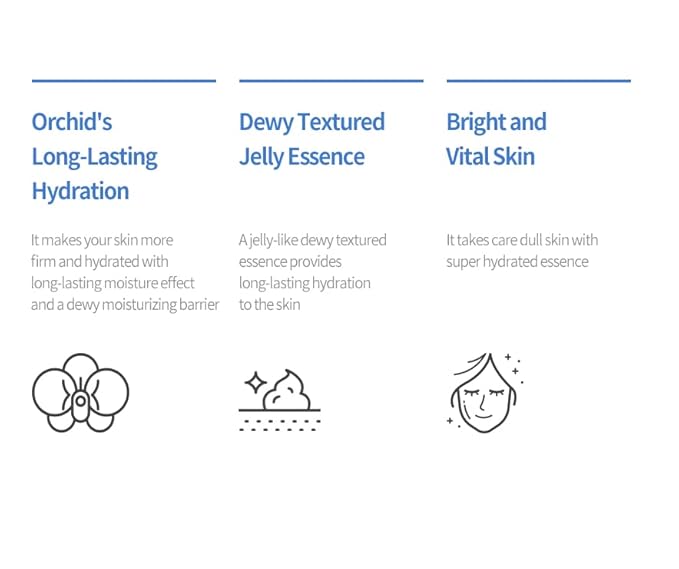 JMsolution Marine Luminous Pearl Deep Moisture 3 Step Skin Care Face Mask - Korean Skincare Facial Mask - boosting Brightening Moisturizing-10 Sheets for Dry Skin (Orchid)