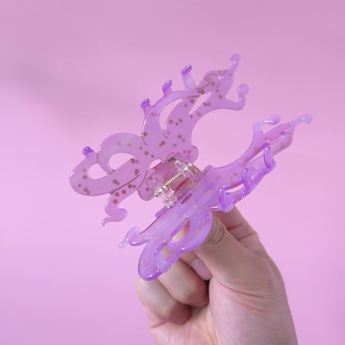 Big Octopus Claw Clip,Sea Creature Claw Clip,Acetate Hair Clips,Big Claw Clips for Women