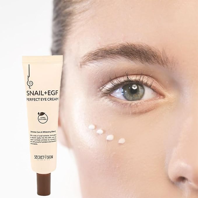 SECRET SKIN Snail+EGF Perfect Cream Wrinkle Bounce Firming Fine line Care Korean Skin Care (#01 Eye Cream)