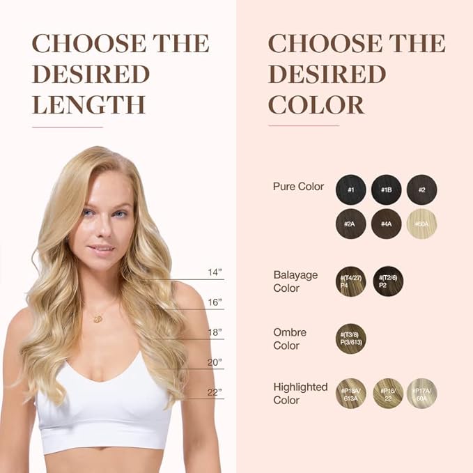 GOO GOO Clip in Hair Extensions Real Human Hair, Remy Human Hair Extensions Clip ins for Women, Natural Human Hair, 20inch 110g 7Pcs, 16/22 Light Blonde Highlighted Golden Blonde