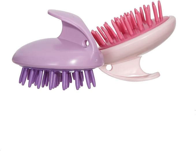 Hair Washing Brush, Scalp Cleaning Anti Itch Brush Pink