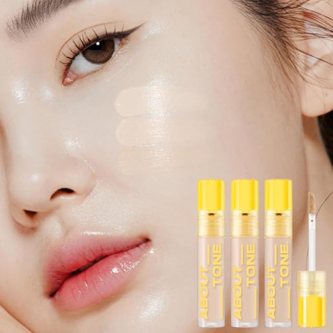 Hold On Tight Concealer 3 Colors – High Coverage & Fitting Liquid Concealer, Full Coverage, Lightweight Dark Circles Eraser, Long-Lasting Cover, Natural Finish, Vegan, 0.17 oz. (01 FAIR)