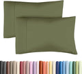 King Pillow Cases - 2 Pack - Super Soft Pillowcase Covers - Envelope Enclosure - Hotel Quality Pillow Protectors - Wrinkle Free, Shrink & Stain Resistant - Machine Washable - 20" x 40" (Sage Green)