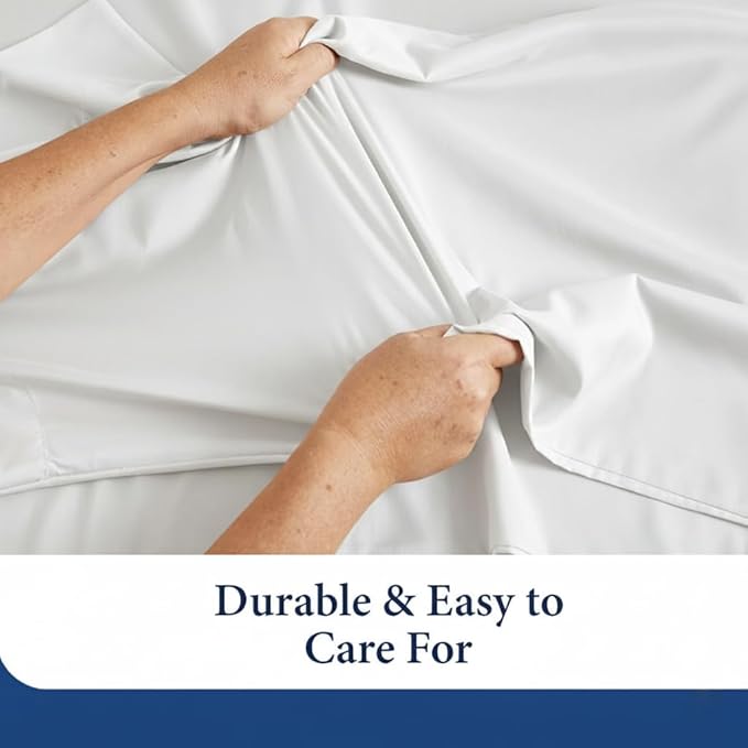 SKY BEDDINGS King Pillowcase Set of 2 - Soft Brushed Microfiber Pillow Cases with Envelope Clouser - Wrinkle-Free, Fade-Resistant Pillow Covers - 20 x 40 Inches, White