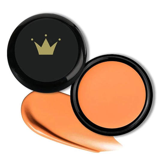 Kaely Color Correcting Concealer,Cream Pot Concealer Full Coverage,under Eye Concealer Palette for Conceals Dark Circles,Waterproof Foundation Face Makeup,12 Orange