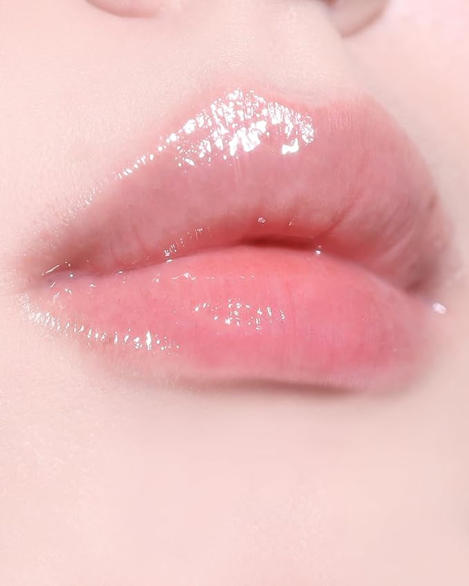 AOU GLOWY TINT BALM Tinted Lip Balm with Natural Gloss Instant Hydration for Chapped Lips 0.12Oz (00 Good Balm)