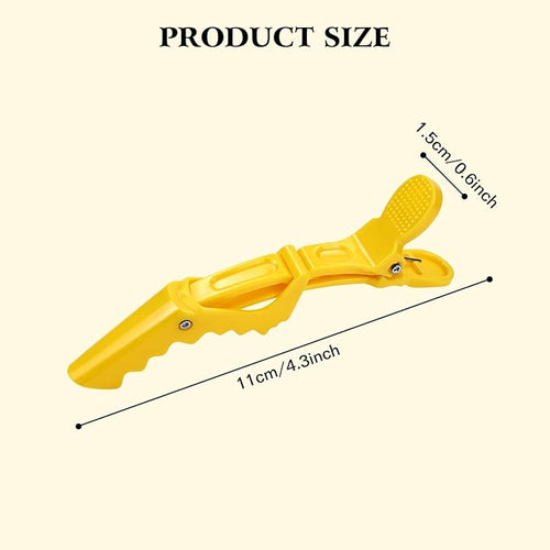 30 Pieces Professional Plastic Alligator Hair Clips for Hair Salon Styling Sectioning Duckbill Hair Clips Barrettes Pins Accessories for Men Women Girls Teens (Multicolor A)