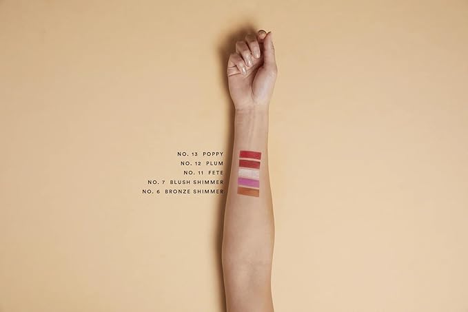 Olio E Osso - Natural Lip + Cheek Balm | Natural, Non-Toxic, Clean Beauty (No. 6 Bronze, 0.35 oz | 10 g)