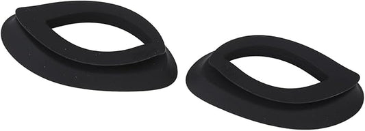 LED Photon Facial Cover Eye Cover Silicone Protective Eye Patch for Skin Rejuvenation Face Guard Device (Black)