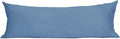 Sunflower Body Pillowcase 100% Cotton Long Pillow Cover/Case Envelope Closure 1 Pack, 21×54 inches Copen Blue, Soft and Breathable