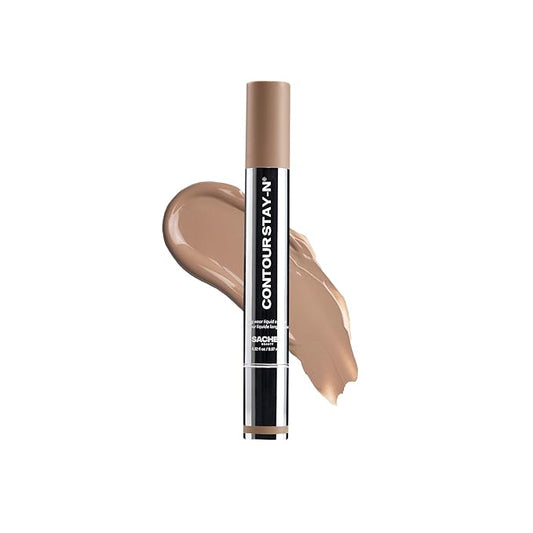 Sacheu Liquid Contour STAY-N Long Wear Cream Contour Makeup — Long Lasting, Blendable, & Lightweight Formula — Vegan & Cruelty-free, Giving Sass