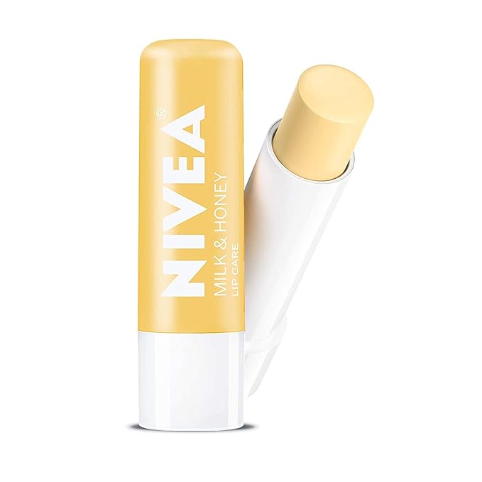 NIVEA A Kiss of Milk & Honey Natural Defense & Soothing Lip Care 0.17 oz