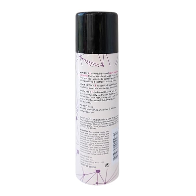 Root Touch Up Spray for Medium Brown Hair by Style Edit | Gray Hair Coverage and Temporary Dye | 0.75 oz Travel Size