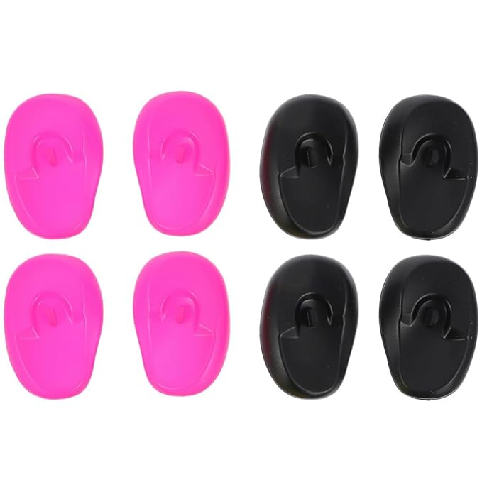 FRCOLOR 8pcs Earmuff Ear Defenders - Salon Ear Heat Protector Covers for Hairdressing & Baking Oil Hair Dryer Use