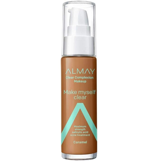 Almay Clear Complexion Makeup, Hypoallergenic, Cruelty Free, Dermatologist Tested Foundation, 1oz